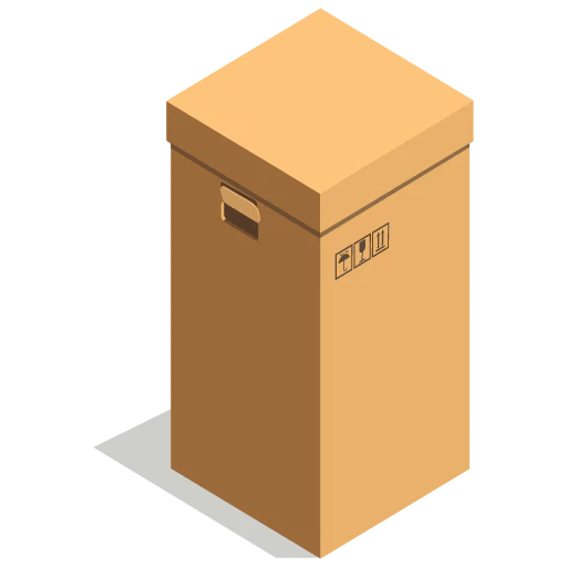 Container with top loader cover