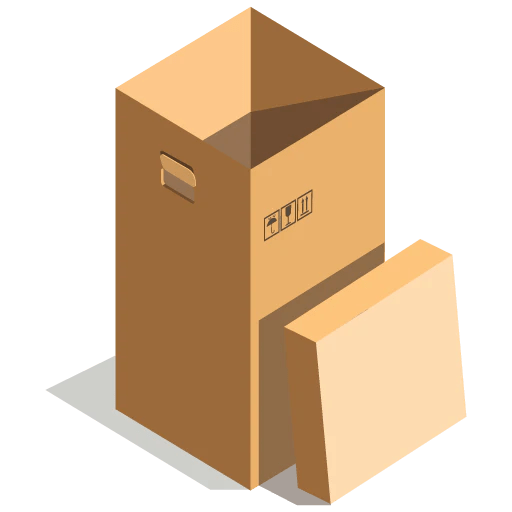Container with top loader cover