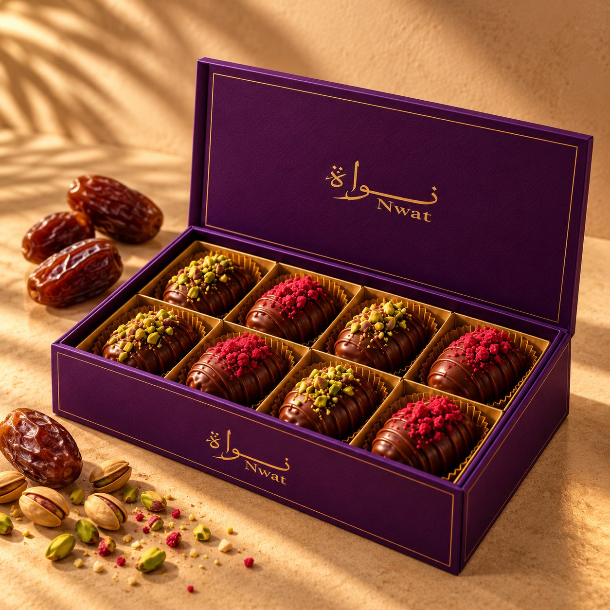 Nwat gift box, Purple